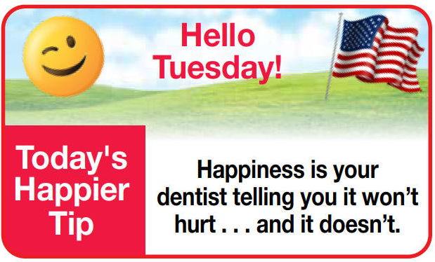 Today's Happier Tip!